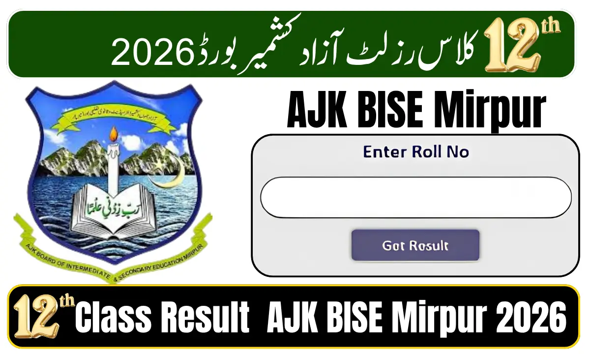 12th Class Result AJK BISE Mirpur