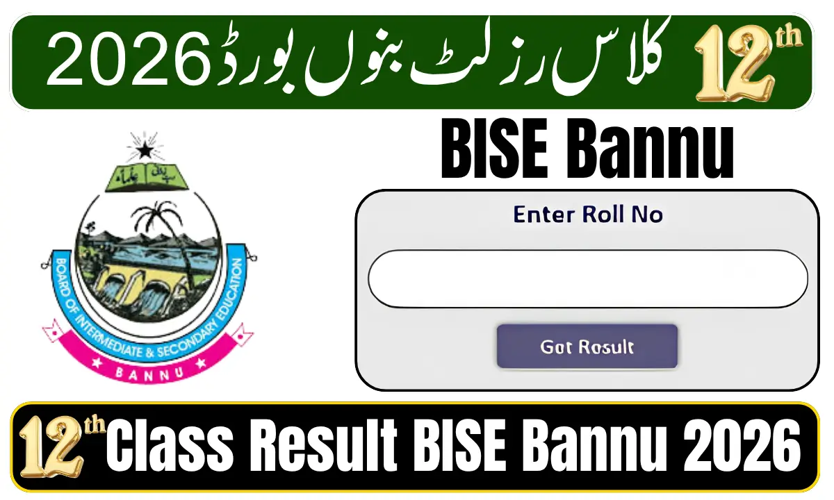 BISE Bannu 12th Class Result 2026
