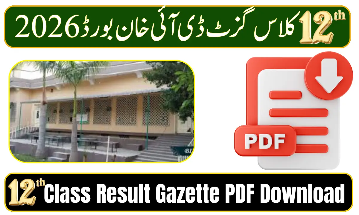 BISE D.I. Khan 12th Class Result Gazette