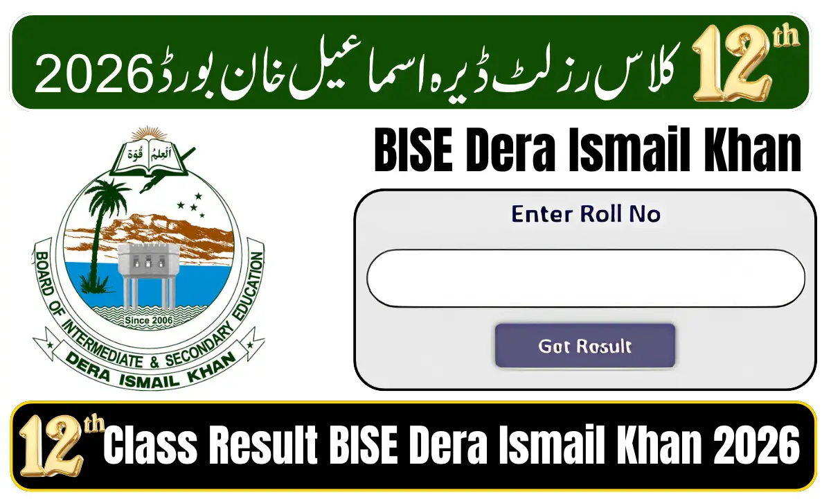 BISE Dera Ismail Khan 12th Class Result 2026