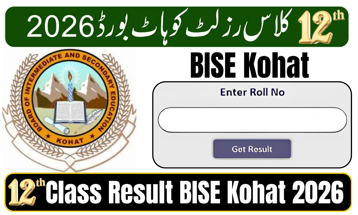 BISE Kohat 12th Class Result 2026