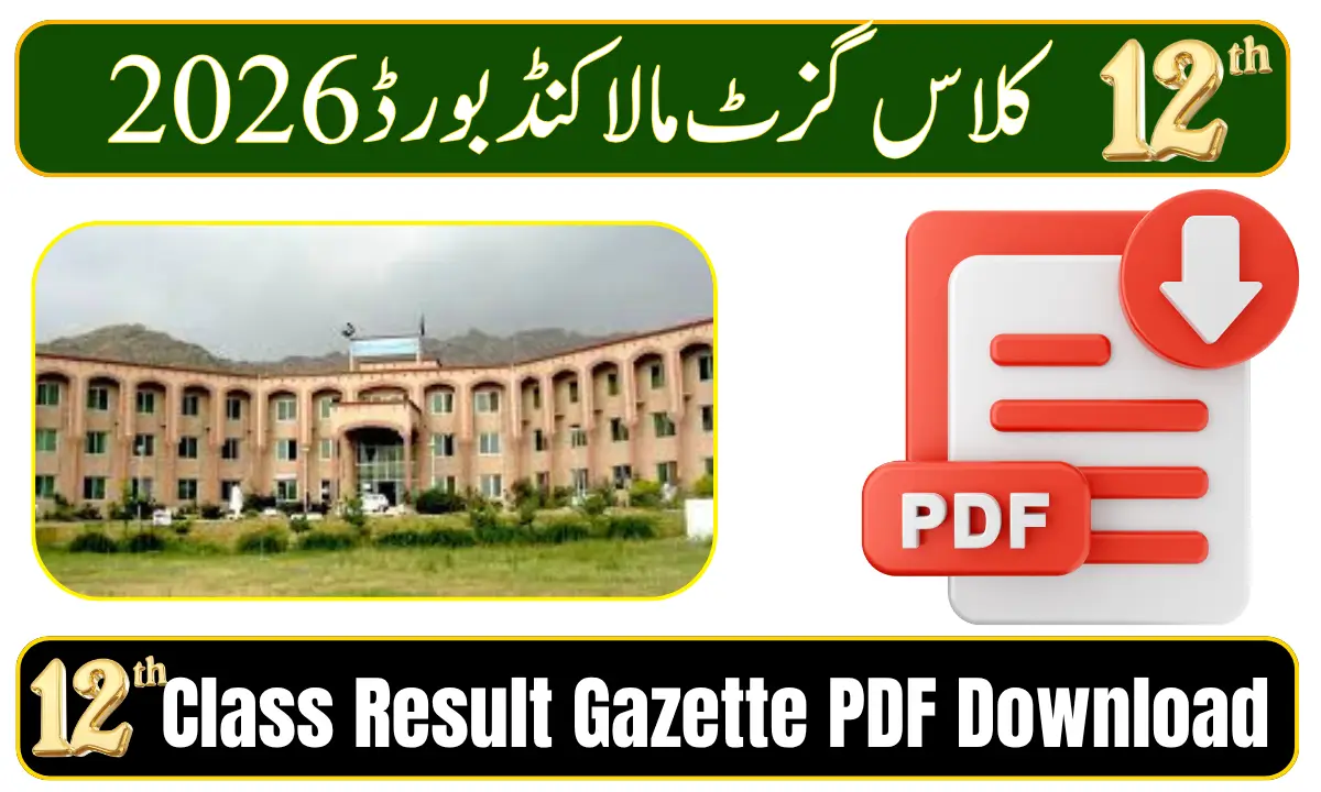 BISE Malakand 12th Class Result Gazette