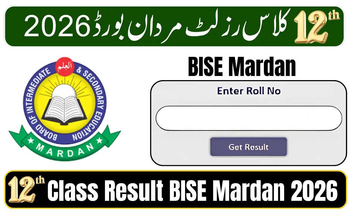 BISE Mardan 12th Class Result 2026