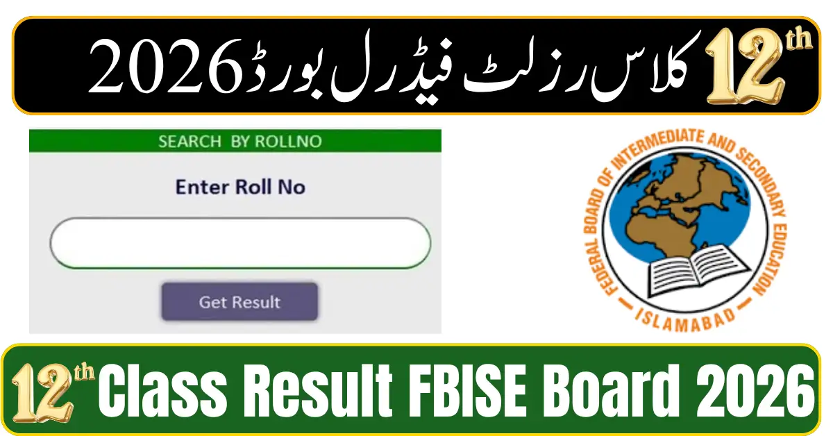 FBISE 12th Class Result 2026