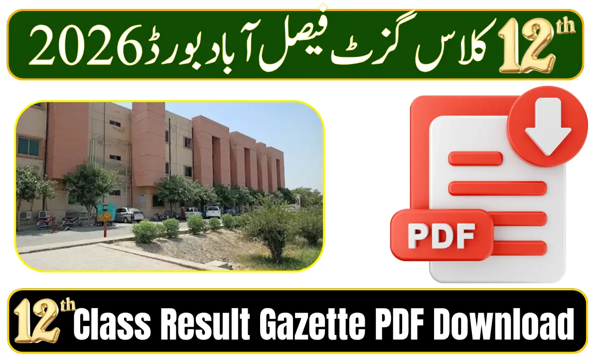 BISE Faisalabad 12th Class Result Gazette 2026 PDF Download