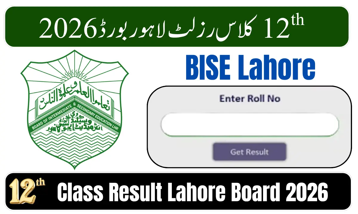 BISE Lahore 12th Class Result 2026
