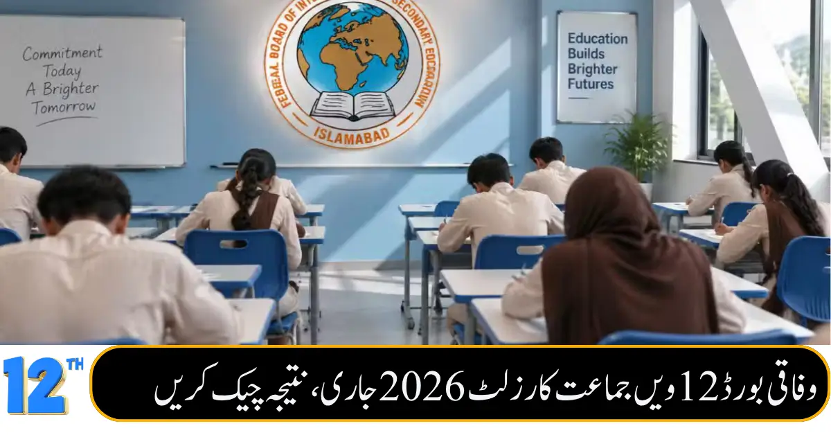 FBISE Board 12th Result 2026 Released