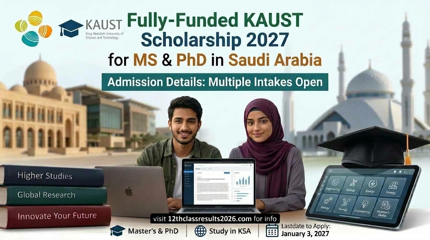 KAUST Scholarship 2027 Announced: Fully Funded MS and PhD Opportunities in Saudi Arabia